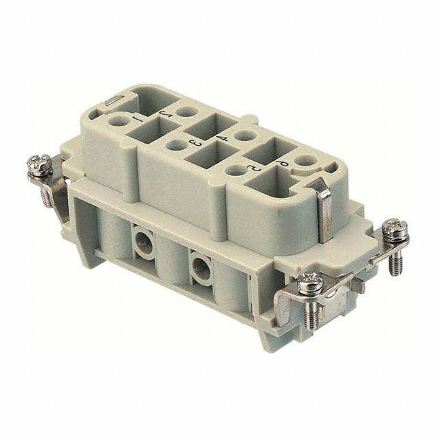 Đầu nối điện Han HsB 6 chân + PE 35A,Han® HsB,Harting đầu nối công nghiệp nặng