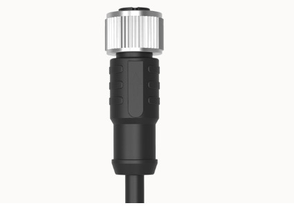 Đầu nối tròn liền cáp đúc (Connecter ) M12, 4 Pin,loại thẳng.dây cáp đúc 1 mét,2 mét và nhiều mét cáp theo yêu cầu.