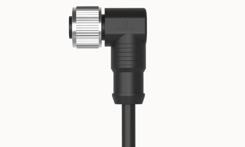 Đầu nối tròn liền cáp đúc (Connecter ) M12, 6 Pin,loại vuông góc.dây cáp đúc 1 mét,2 mét và nhiều mét cáp theo yêu cầu.