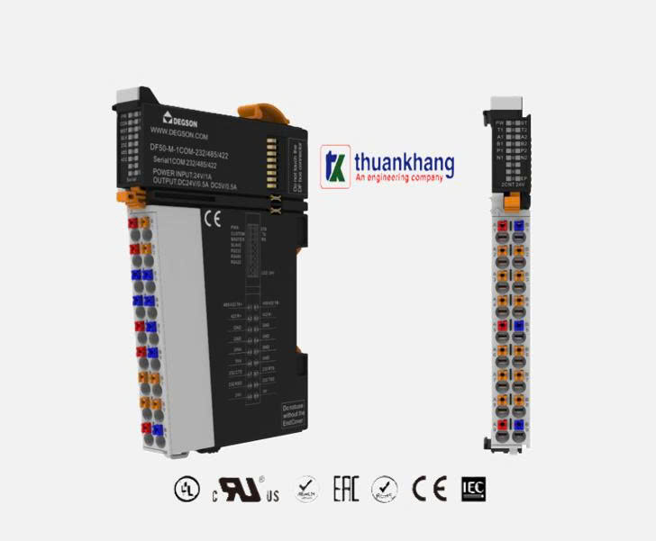 DF50-M-1COM-232/485/422, là một mô-đun truyền thông nối tiếp (DF50-M-1COM-232/485/422)