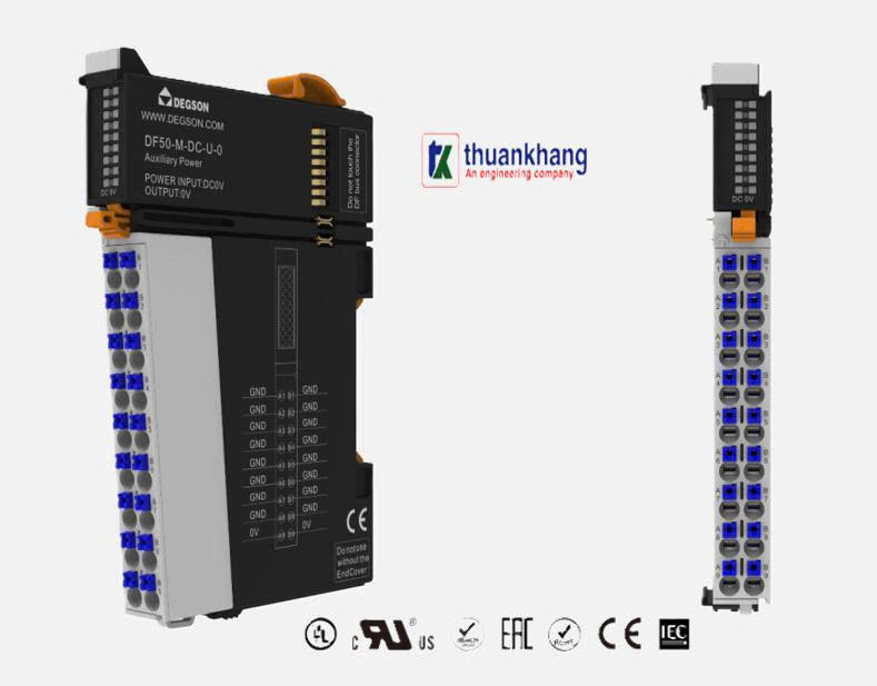 DF50-M-DC-U-0 là mô-đun phân phối điện áp 0VDC (16 kênh) (DF50-M-DC-U-0)