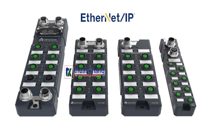 IO-Link .Bộ Chuyển Đổi Giao Thức EtherNet/IP & IO-LINK MASTER  2 cổng Class A và 4 cổng Class B:DFH67-EIP-IOL2A4B-DHB2-V1.